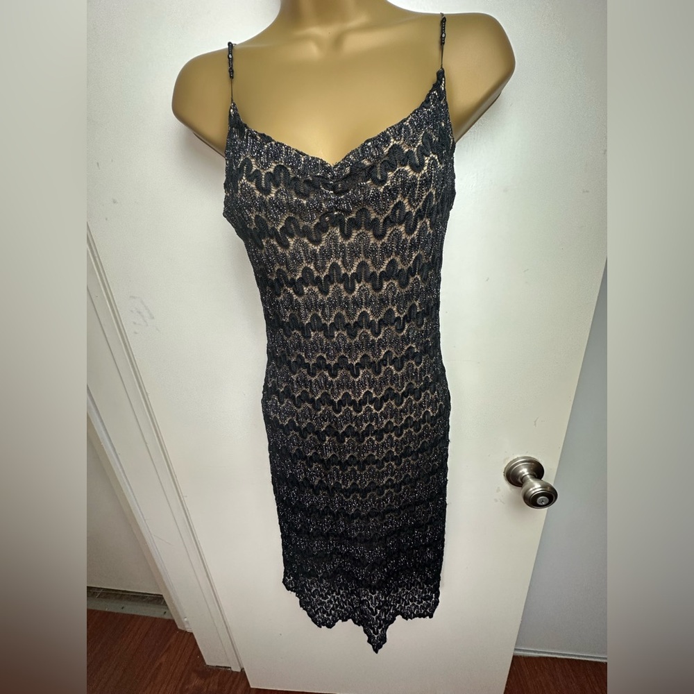 Ruby Rox Black Metallic Wavytextured Y2kvintage B… - image 2